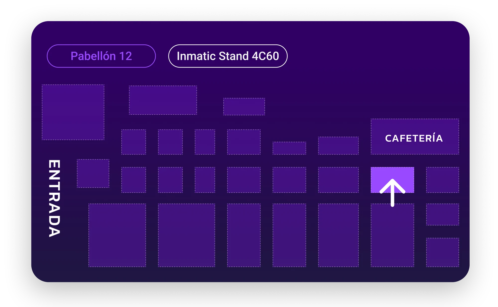 Mapa del Pabellón 12 — Inmatic Stand 4C60
